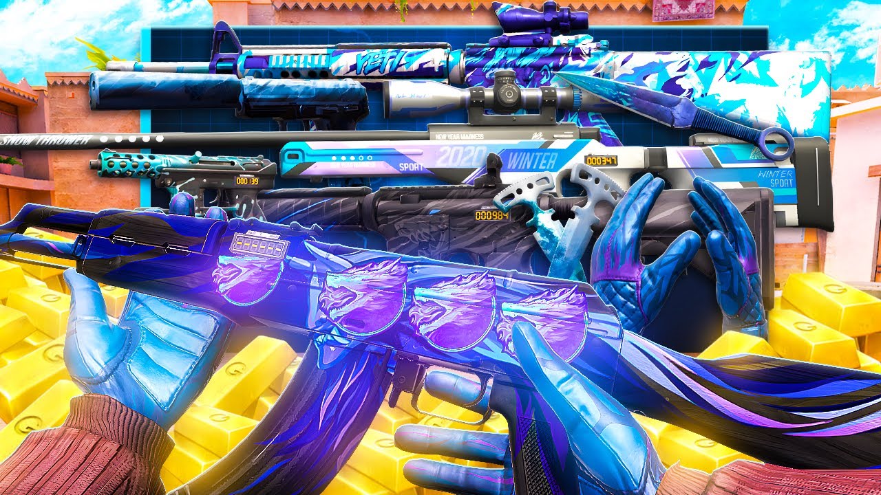 MONTEI um INVENTARIO AZUL com 20.000 GOLDS! Standoff 2