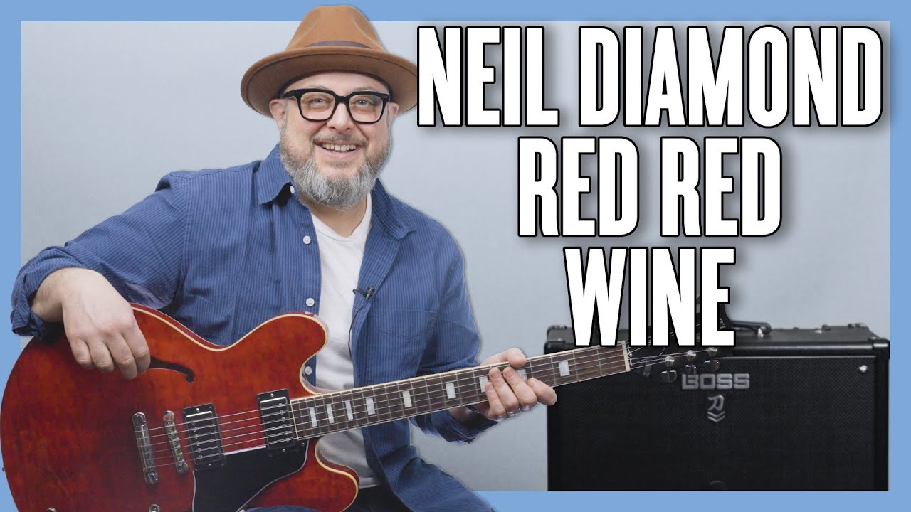Neil Diamond Red Red Wine Guitar Lesson + Tutorial