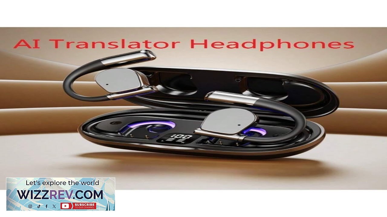M111 AI Translator Headphones Smart Voice Translation Earbuds 150 Languages Online