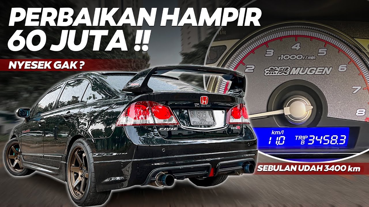 SEBULAN PAKAI CIVIC FD 2010 : ADA AJA MASALAHNYA, KAPOK???