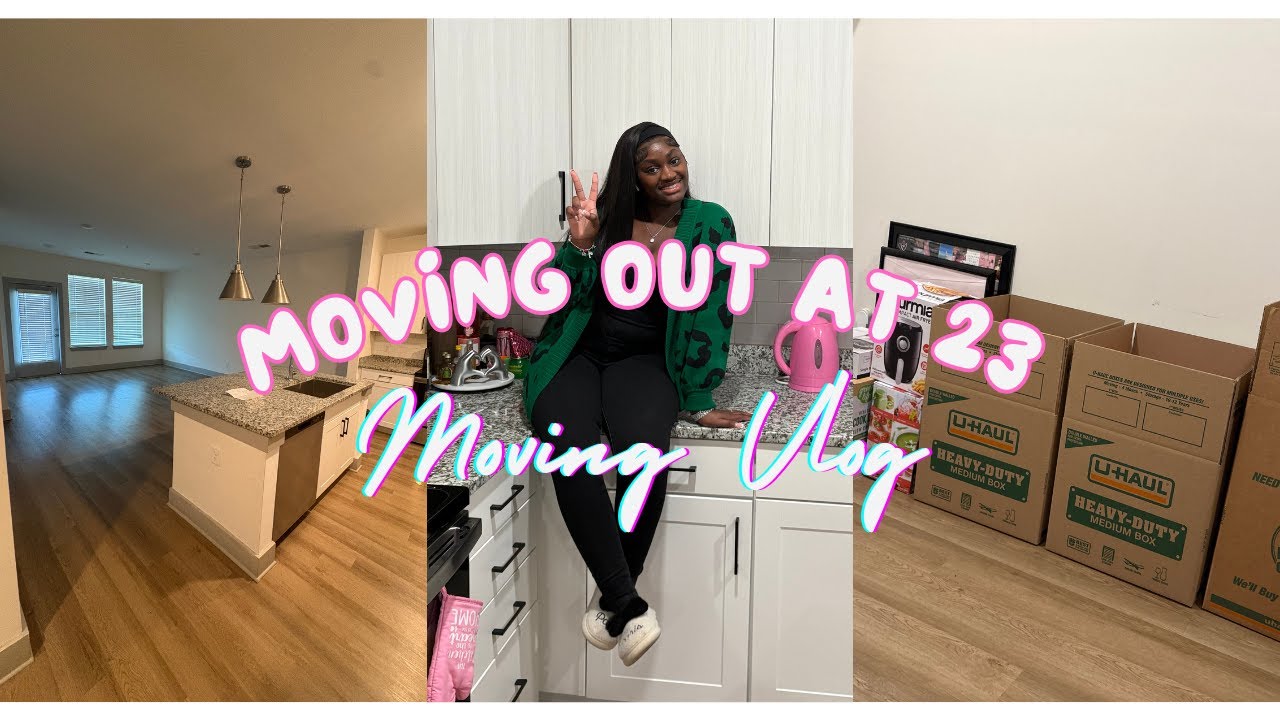 MOVING OUT AT 23! | Empty apartment tour, Packing, Organizing + More.