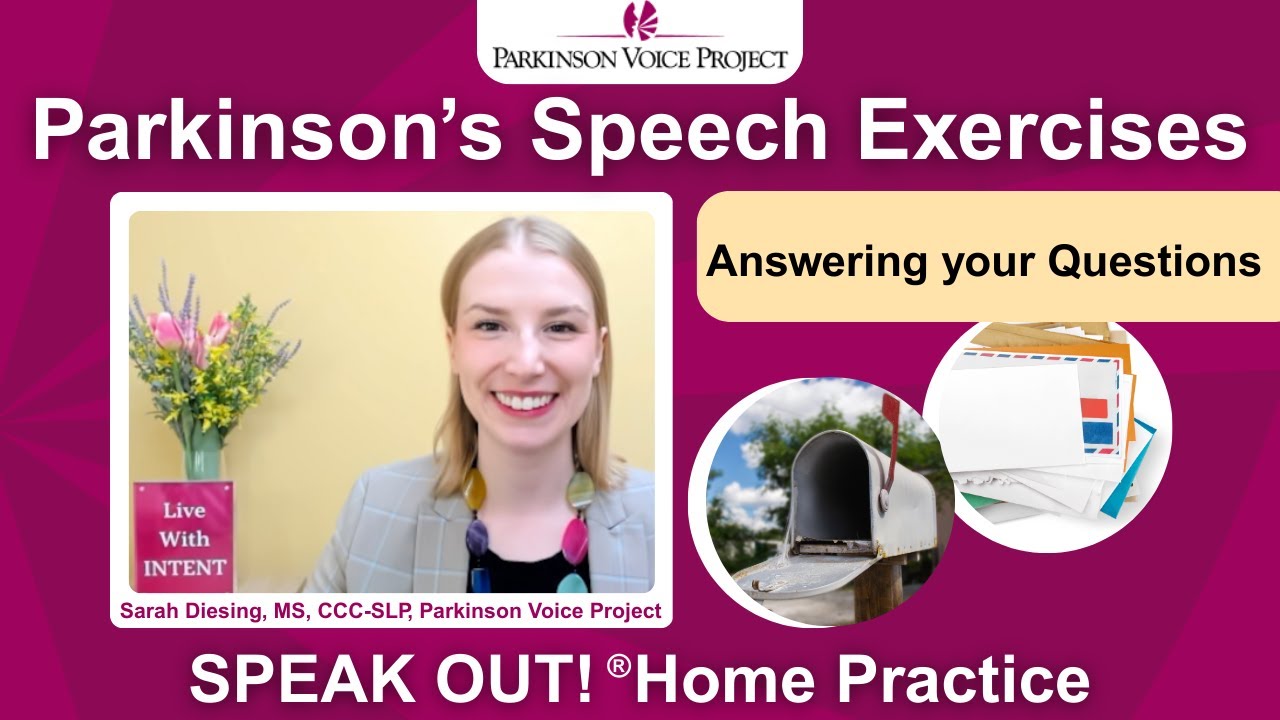 Речевые упражнения при болезни Паркинсона: ОТВЕТЫ НА ВАШИ ВОПРОСЫ