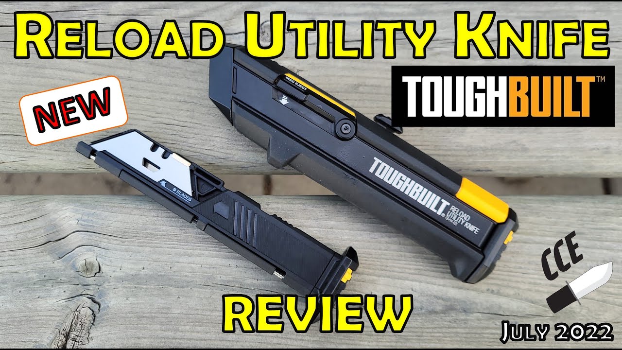 UNBOX & REVIEW the brand NEW - Toughbuilt Reload Utility Knife - with two magazines for easy reload.