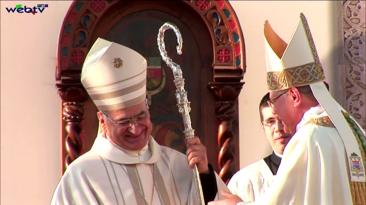 Mons. Giuseppe Favale, Cerimonia d'insediamento (breve sintesi)