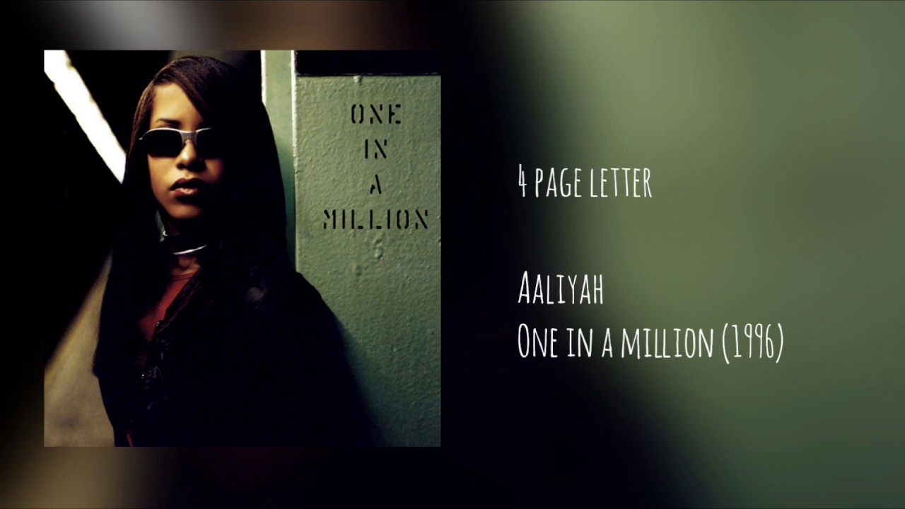 Aaliyah - 4 Page Letter