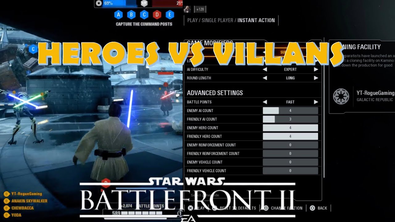 Как играть в офлайн-режиме «Герои против злодеев» — Star Wars Battlefront 2 (обновлено)