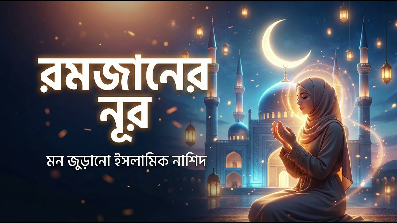 রমজানের নূর 🌙 | Islamic Nasheed Bangla | Sweet Female Voice | Ramadan Nasheed
