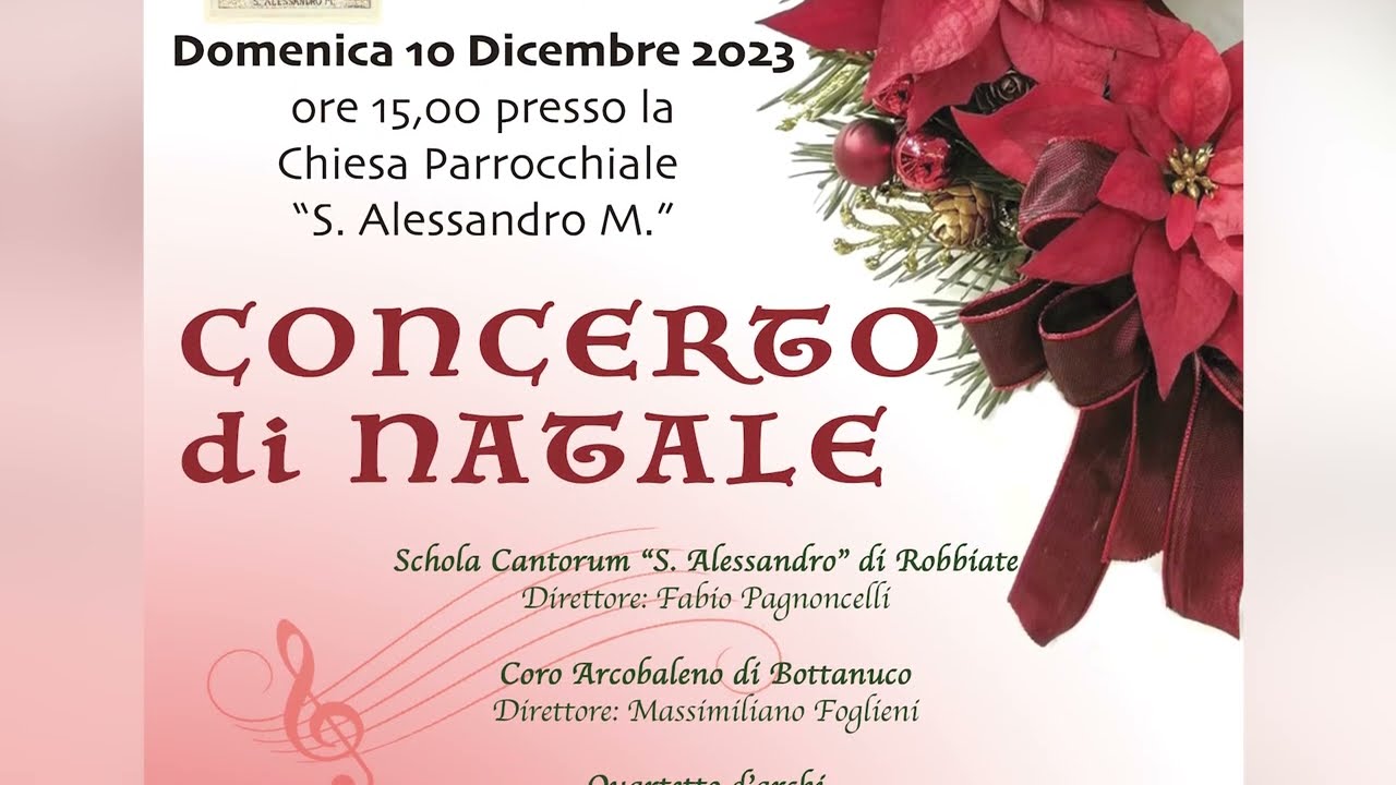 Concerto di Natale - Parrocchia 
