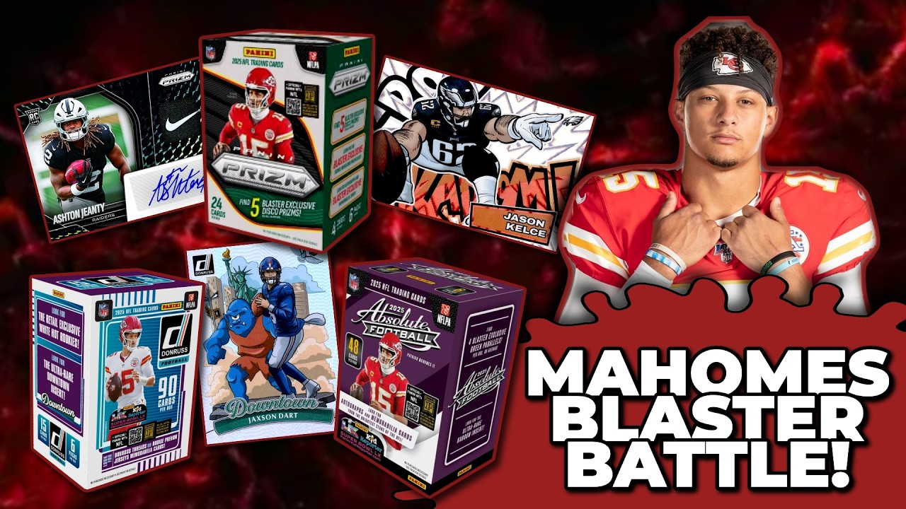 Mahomes Box Opening Extravaganza! Panini Prizm, Absolute, and Donruss Blasters!