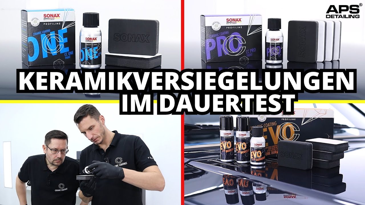 Sonax Ceramic Coatings nach 1 Jahr - CC One, CC Pro, CC Evo - was halten die aus?