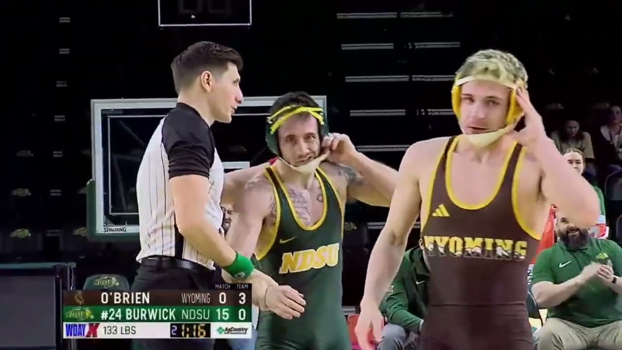 Wyoming vs NDSU Wrestling Highlights - January 31, 2025