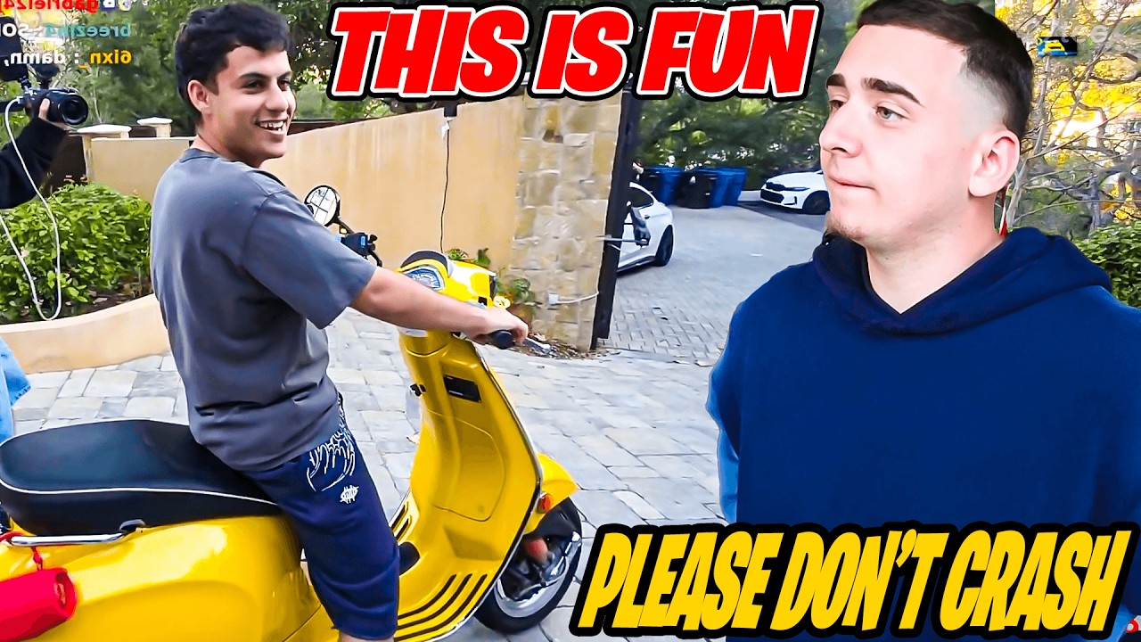 Ron Takes Lacy's Bike On A Test Drive And Now Wants One