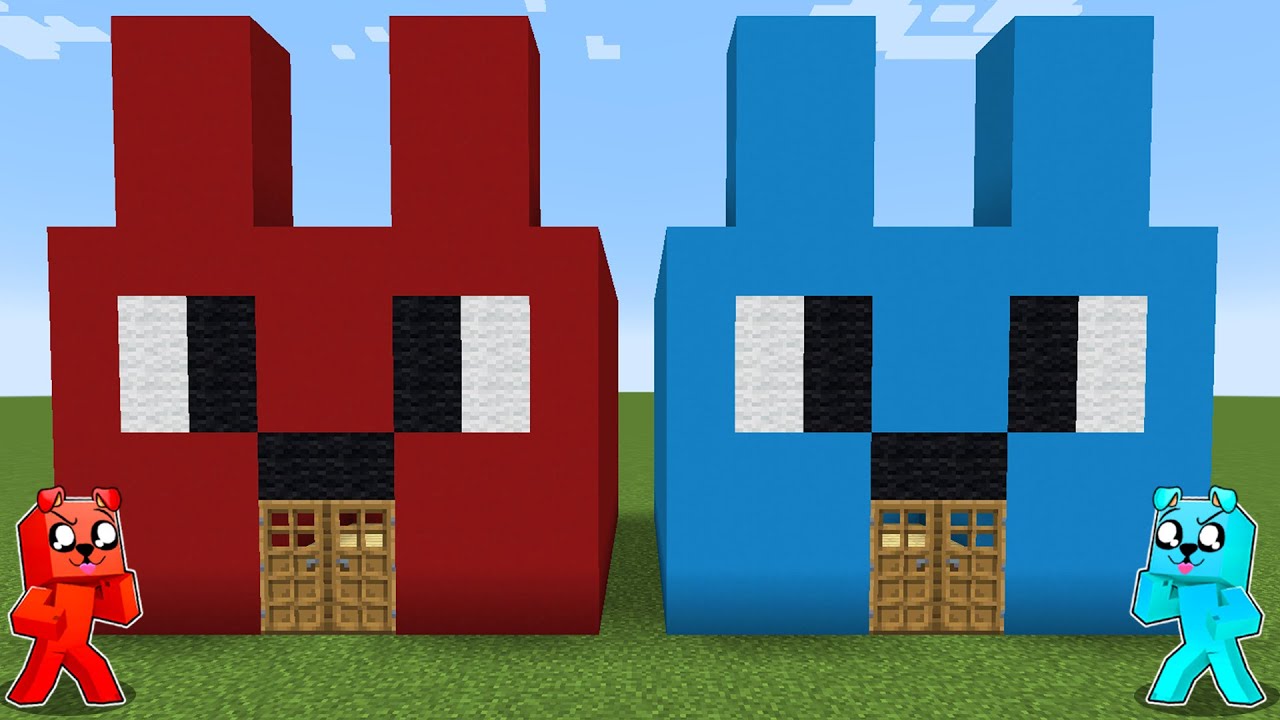 JAK ZBUDOWAĆ DOMEK dla PIMPKA i LUCZKA w Minecraft?