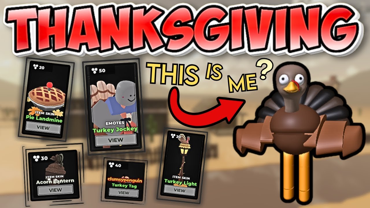 EVADING AS A TURKEY! | THANKSGIVING 2025 MINI-EVENT