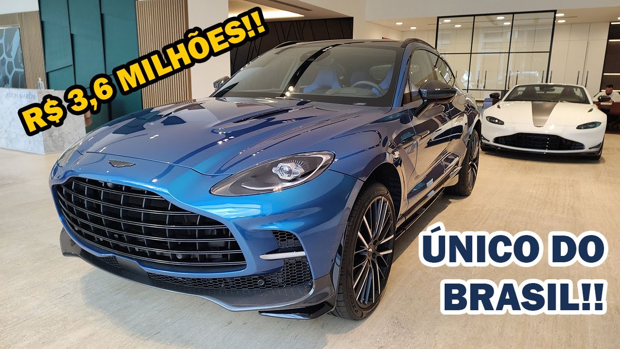 ASTON MARTIN DBX707: O SUV MAIS POTENTE DO MUNDO ESTÁ NO BRASIL!