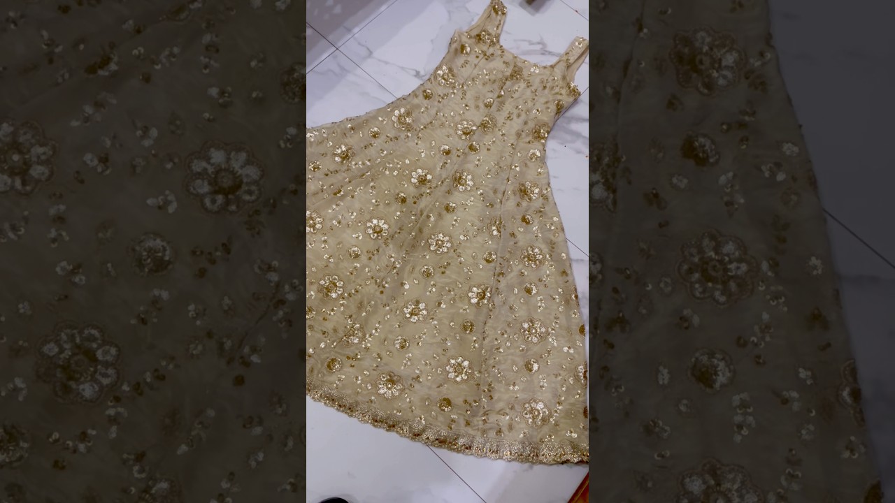 Without joint Anarkali #fashion #anarkali #dress #diy