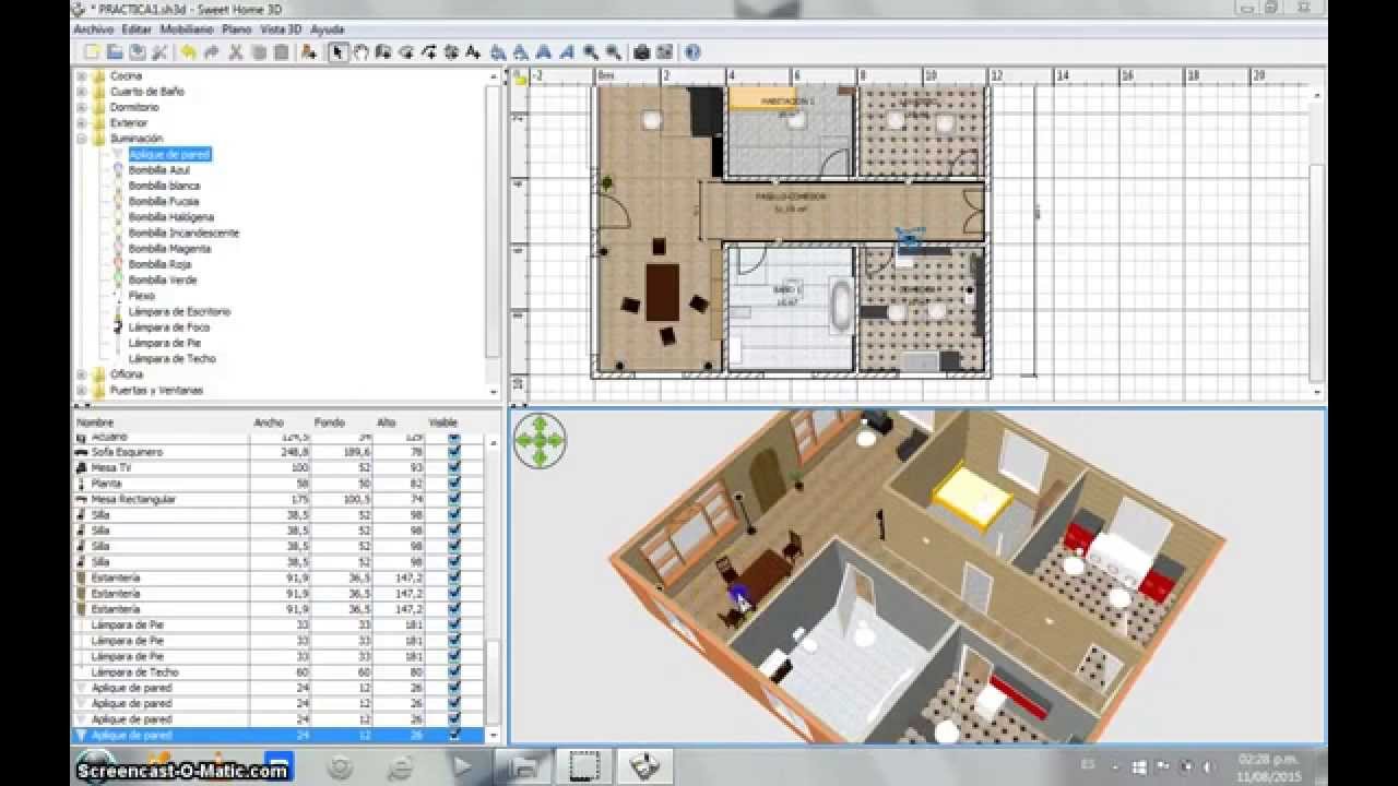 SWEET HOME 3D CLASE 4 de 6