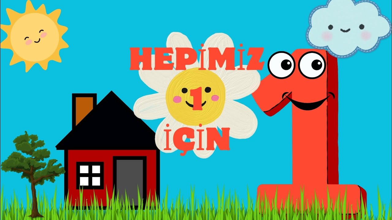 1 Rakamını Öğreniyorum / Hepimiz 1 için /Masal Tadında Matematik /Mathazone Serisi