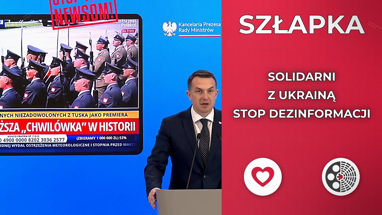 Konferencja prasowa Rzecznika Rządu Adama Szłapki