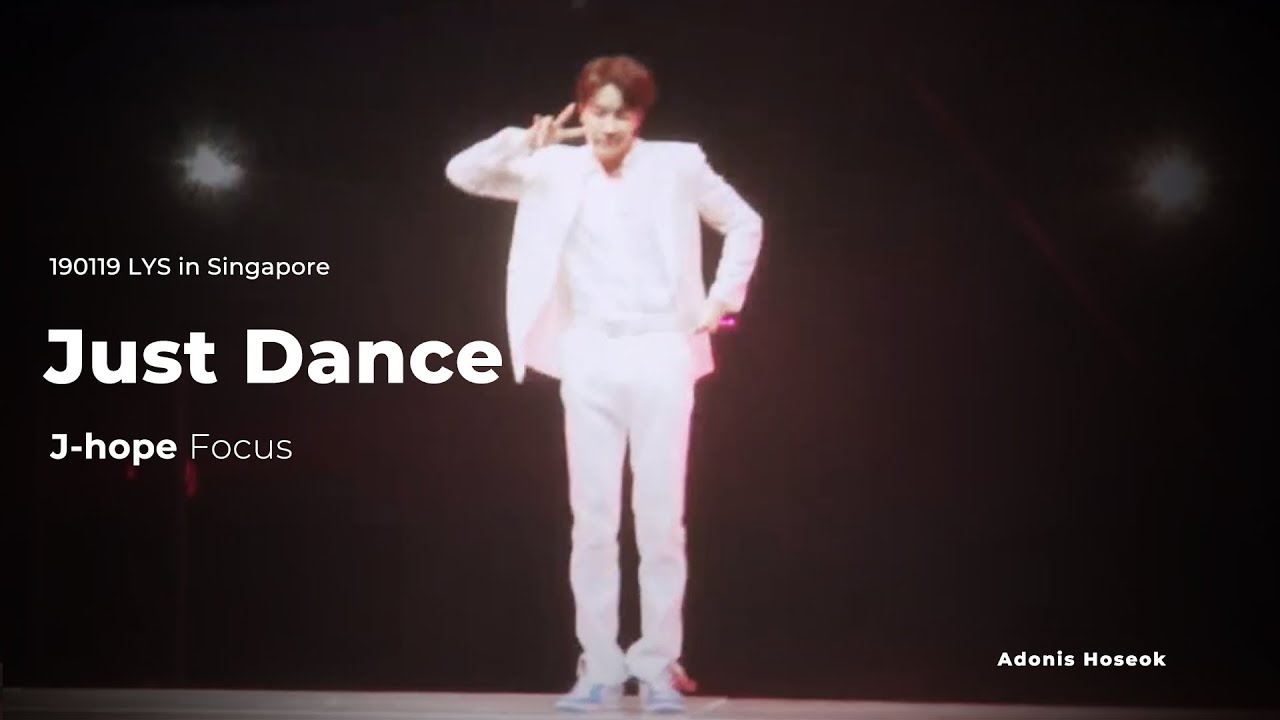 190119 LYS in Singapore Just Dance J-HOPE 제이홉 Focus