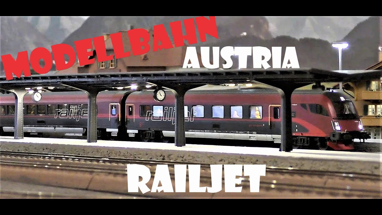 [ModellbahnAustria] Piko ÖBB Railjet mit Sound und Innenbeleuchtung H0