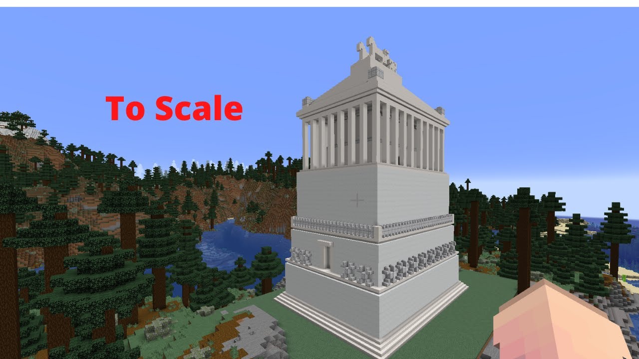 This was built to bury how many people?! Mausoleum at Halicarnassus to scale