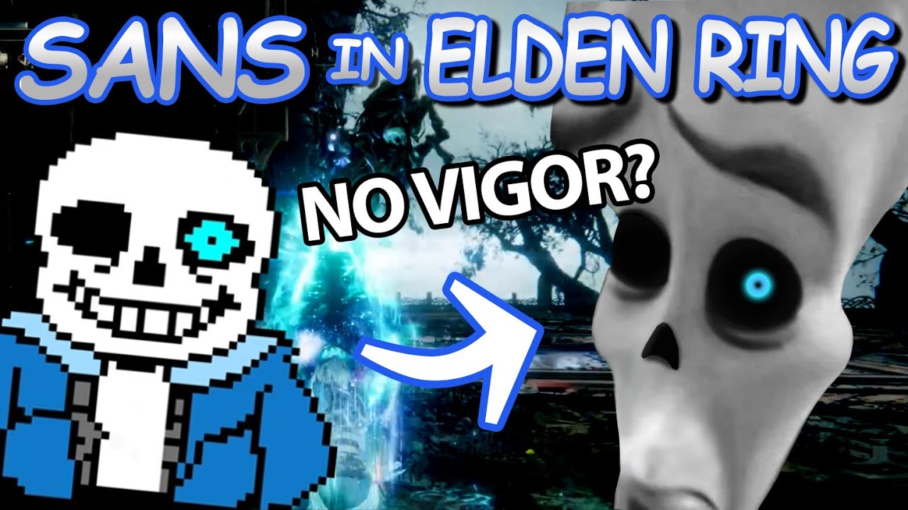 Нет энергии?! Насколько силён Санс из Undertale в Elden Ring?