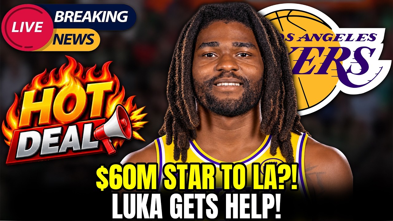 LAKERS TRADE RUMORS 🚨 $60M STAR PF COULD JOIN LUKA DONCIC IN BLOCKBUSTER MOVE!