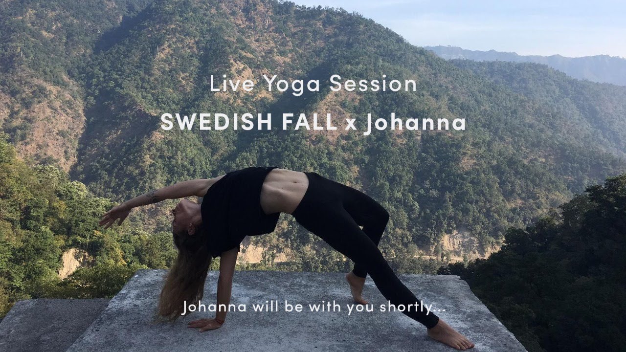 SWEDISH FALL LIVE Hatha Yoga Upper Body 30 min with Johanna