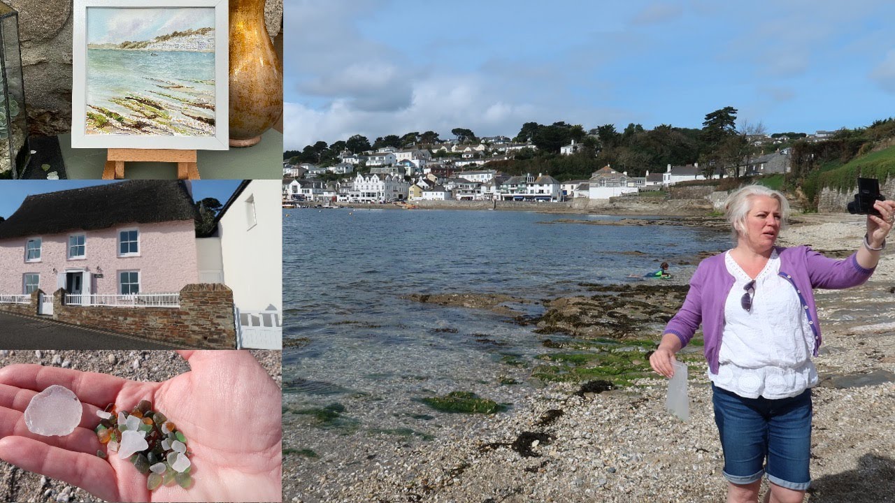 Inspired by St Mawes, Cornwall - The perfect composition and a Sea glass and watercolour Project