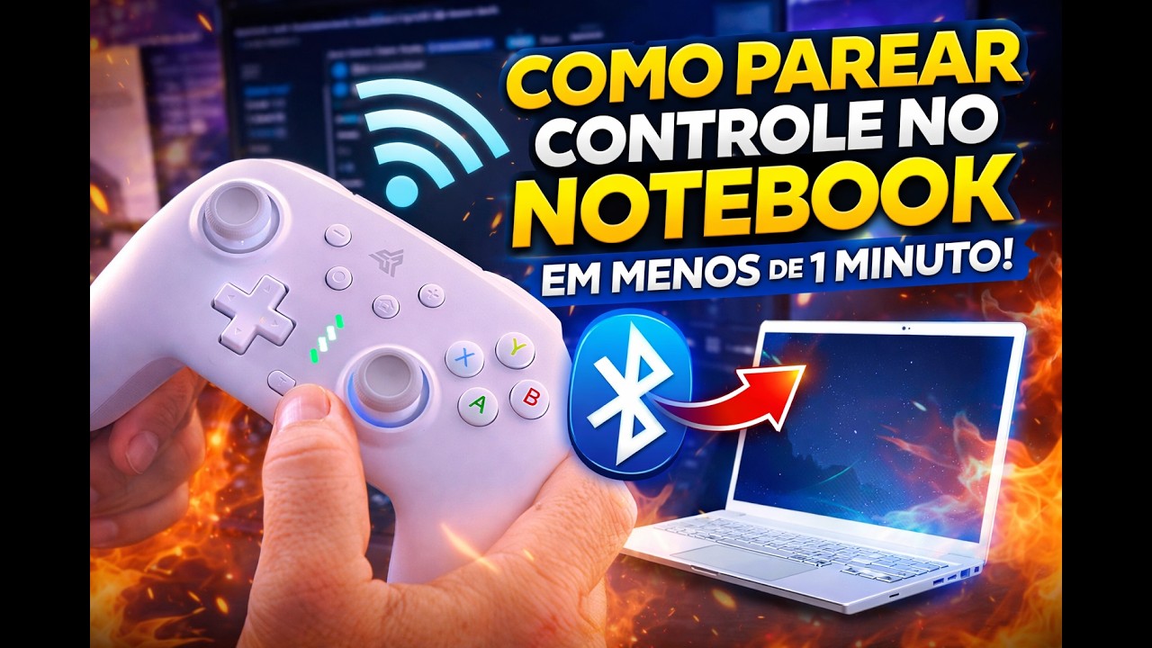 Como Conectar seu Controle WiFi no PC / Notebook!