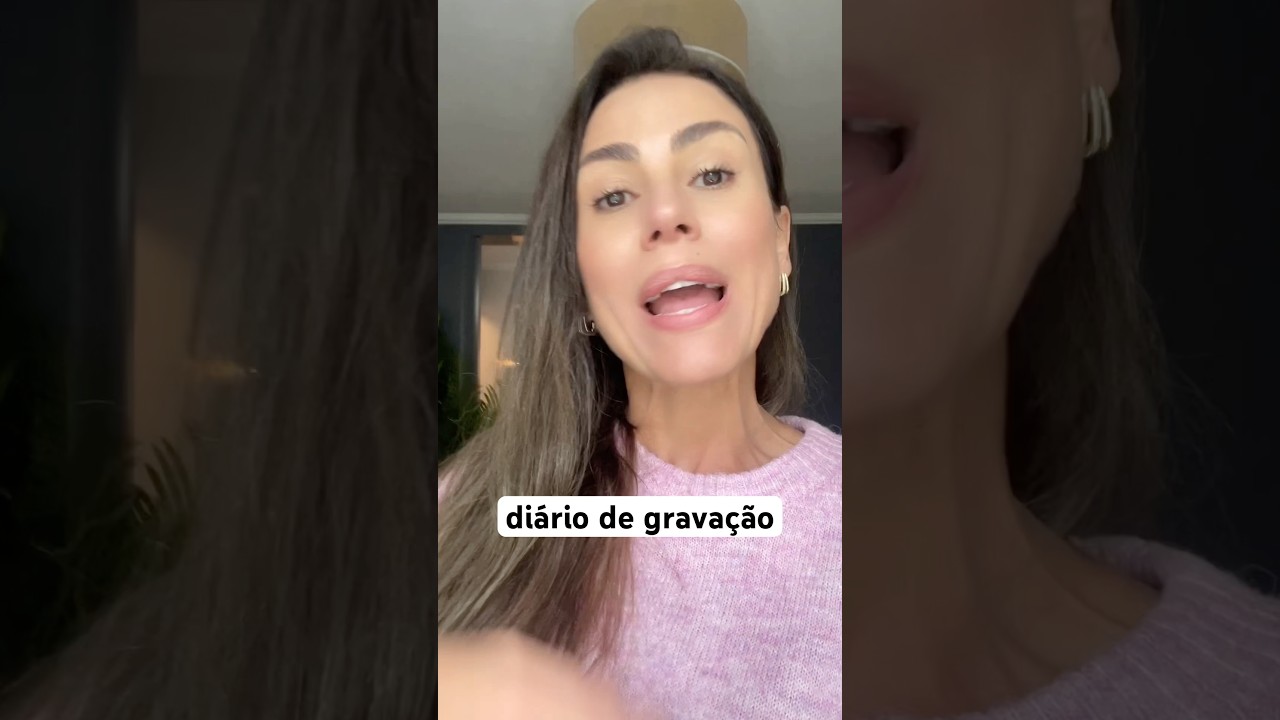 Eu fa&ccedil;o tudo isso antes de gravar