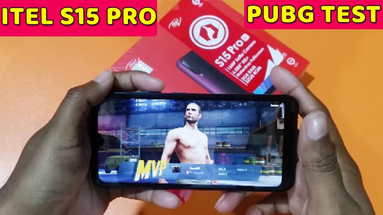 itel s15 pro pubg mobile game test