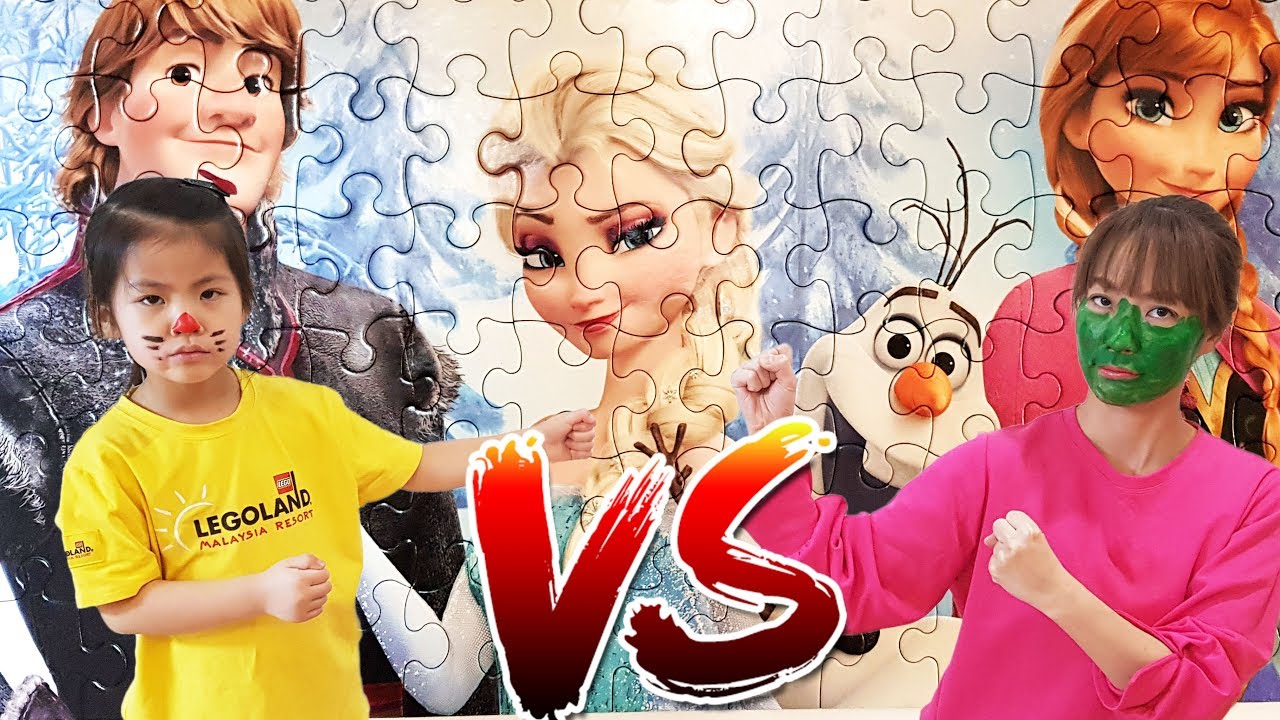 Конкурс головоломок Disney для детей с мамочкой