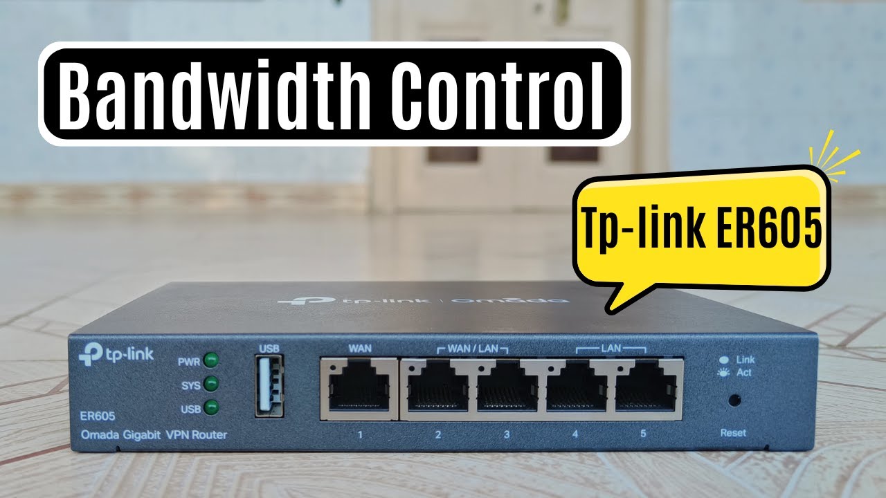 Как настроить управление полосой пропускания на TP Link Omada ER605