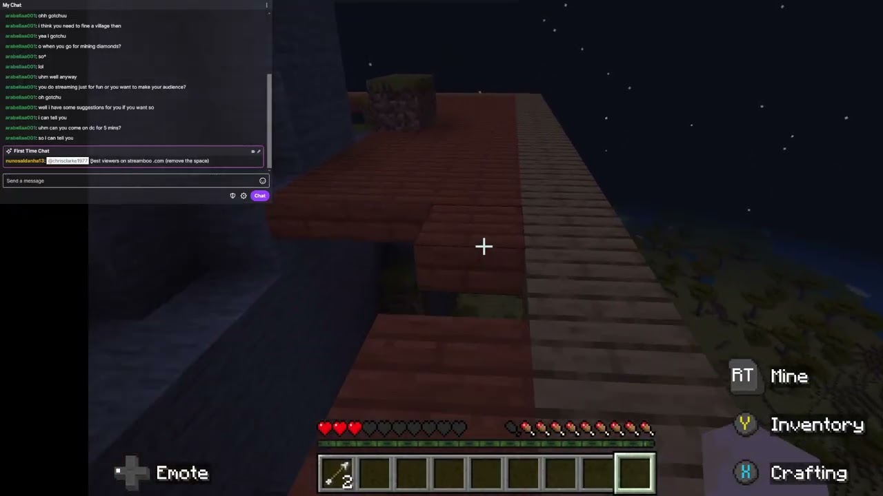 Minecraft Mountain survival day 4