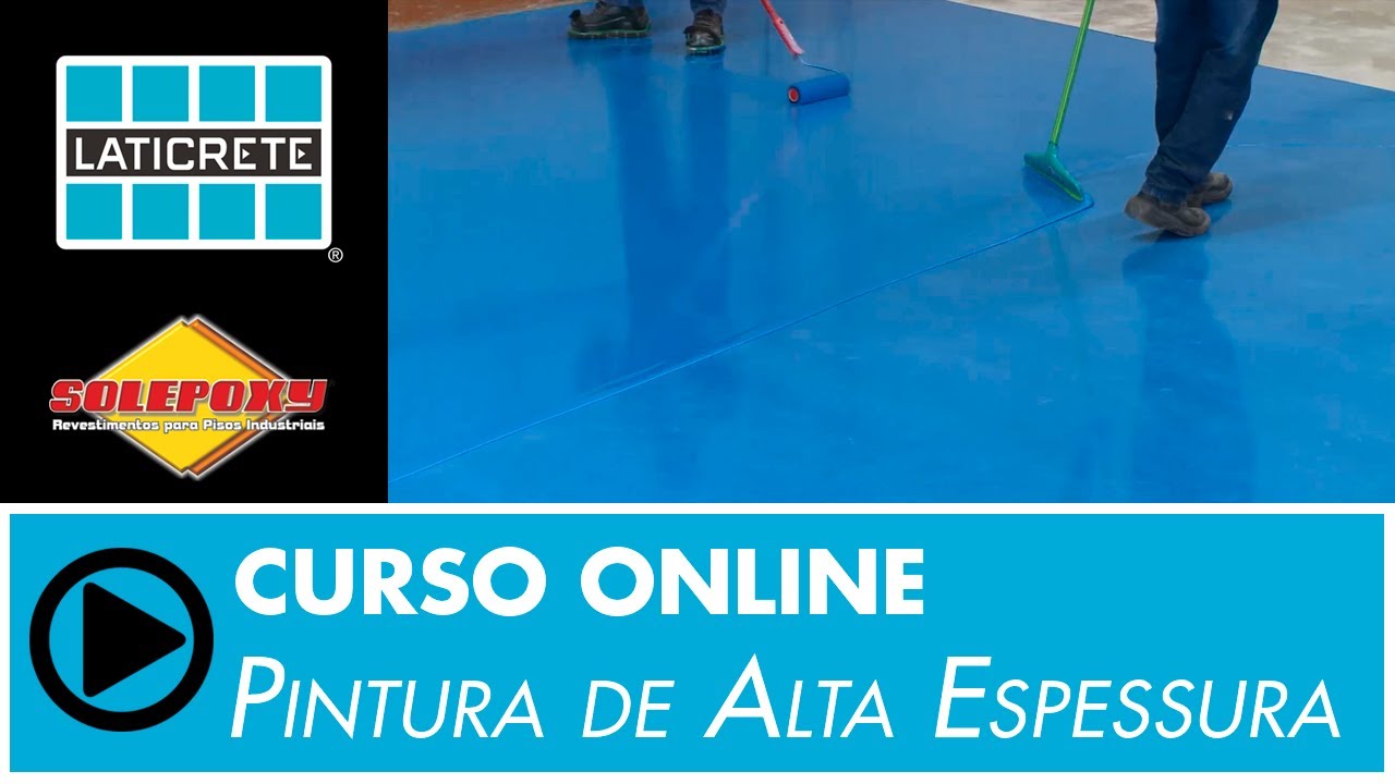 Curso Epóxi - Sistema de Pintura de Alta Espessura (Solepaint)