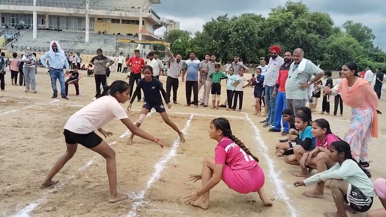 Under 14 girls district level school games kabaddi tournament 