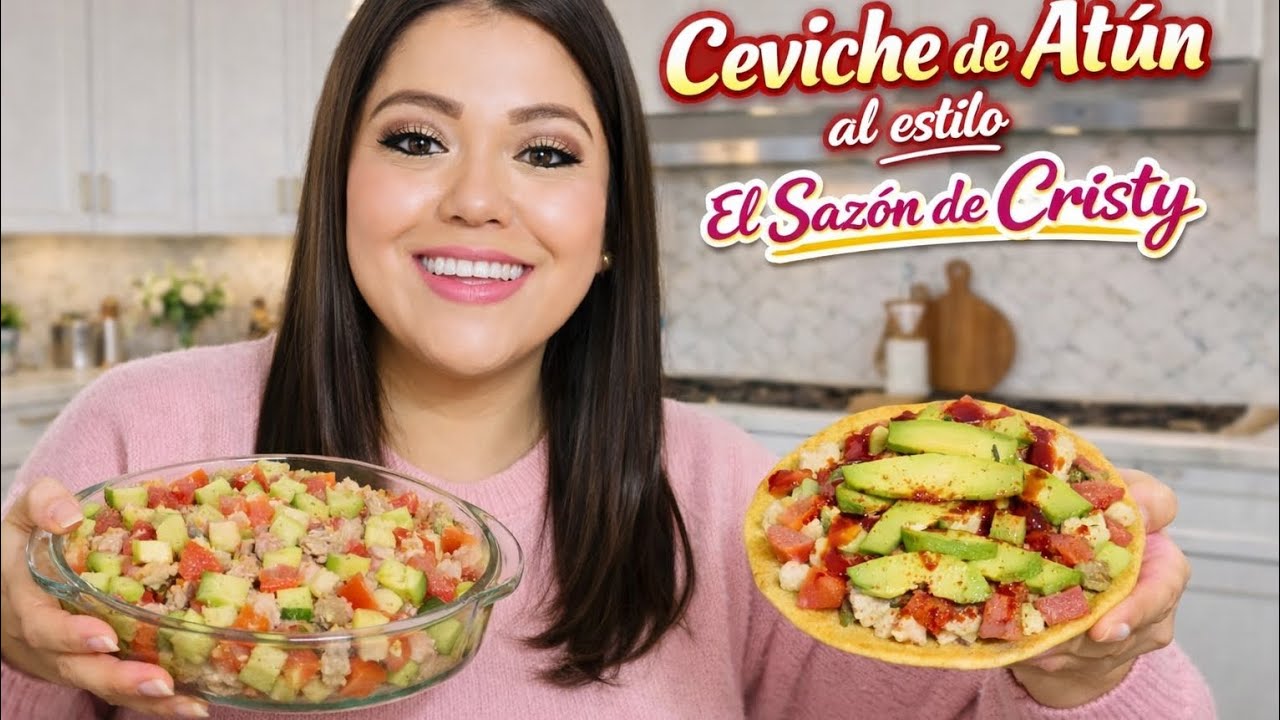 Ceviche de atún facil y muy rápido 