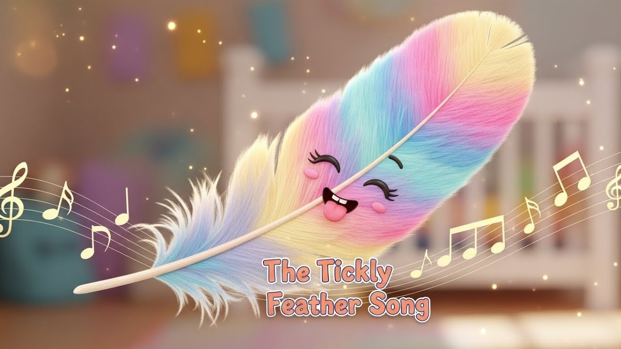 The Tickly Feather Song 🪶🎵   Learn Colors, Numbers & Fun Words   Kids Educational Adventure