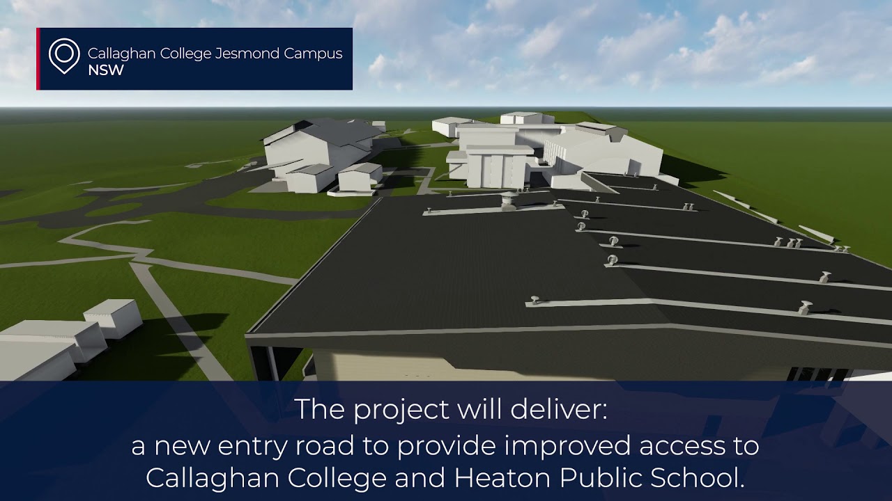 Callaghan College -  Jesmond campus -  fly-through