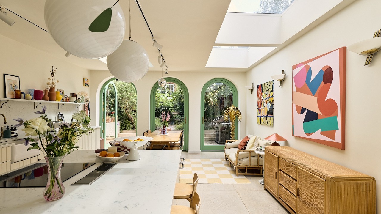Fashion Stylist's Colourful Renovation in South London