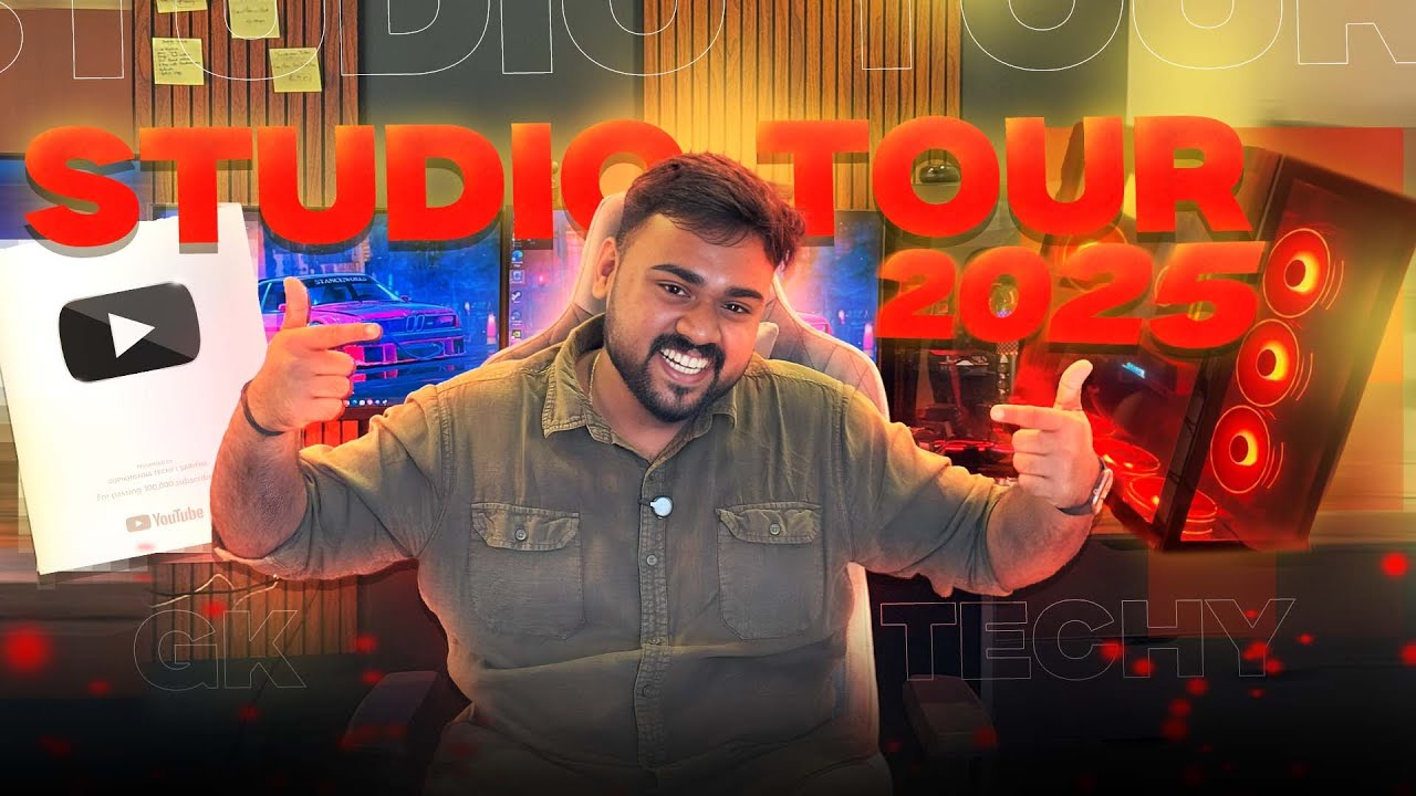 ഏഴ് വർഷത്തെ സ്വപ്നം | DREAM GAMING ROOM SETUP | STUDIO TOUR 2025 | GOPIKRISHNA TECHY