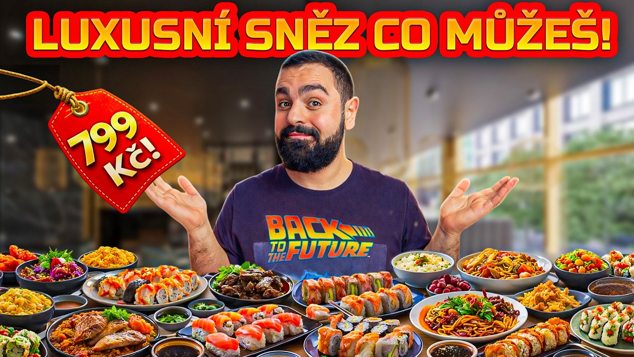 NEJLUXUSNĚJŠÍ NEOMEZENÁ Sushi Restaurace v Praze?! Mi Sushi.