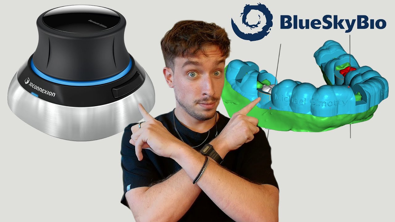 Designing a Surgical Guide on Blue Sky Bio with a 3D Connexion Space Mouse