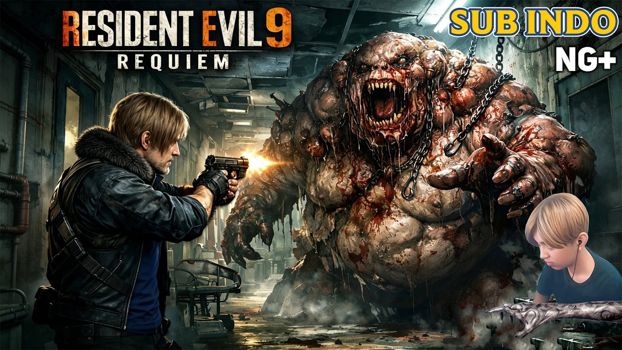 MODE INSANITY JADI 1 HIT SEMUA KIMAY!😅 susah banget - Resident Evil 9 Requiem SUB INDO NG+ #3