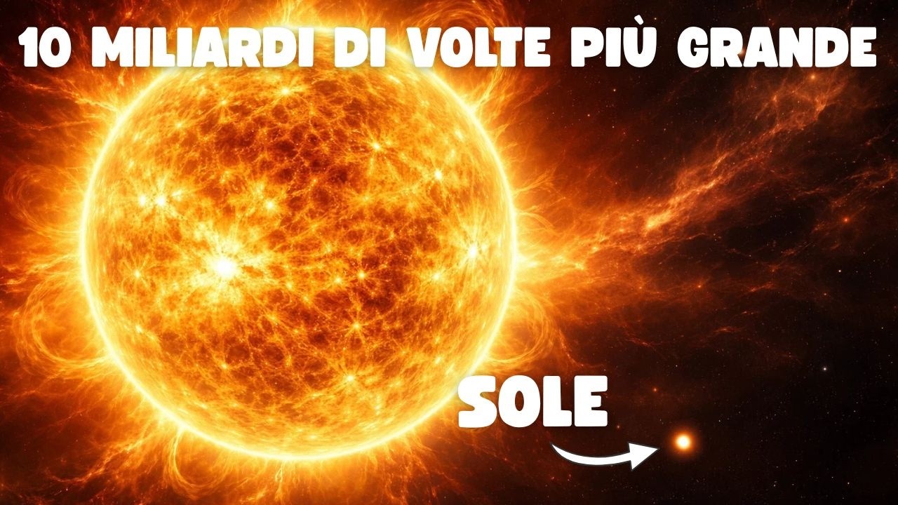 La stella più grande conosciuta nell’universo