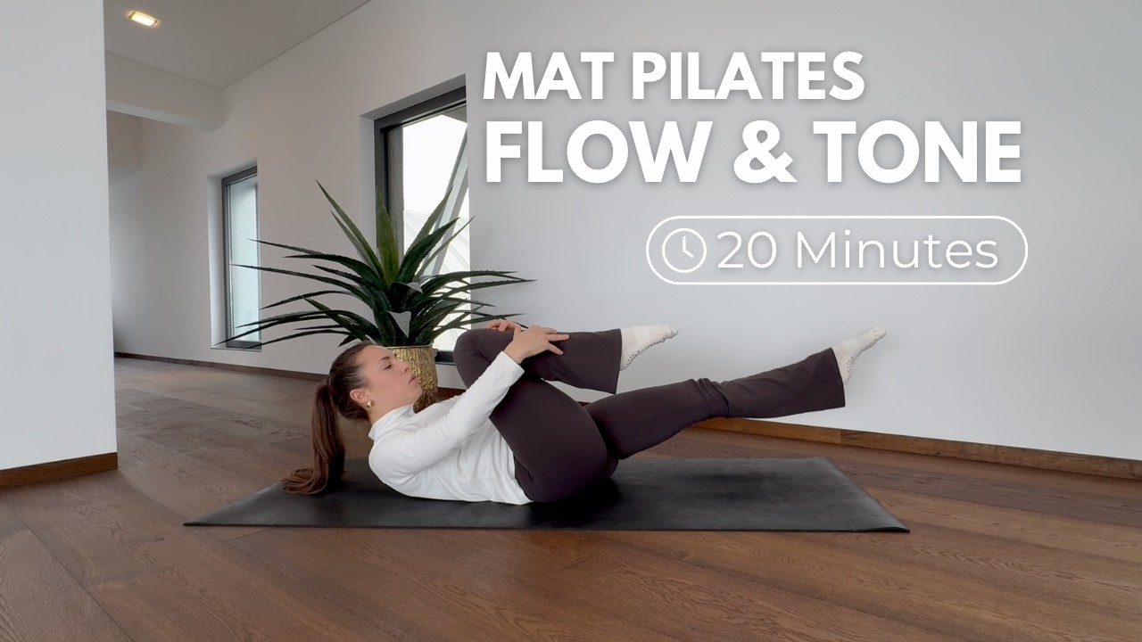 20-Minute Full-Body Pilates | Advanced Mat Flow for Strength & Tone
