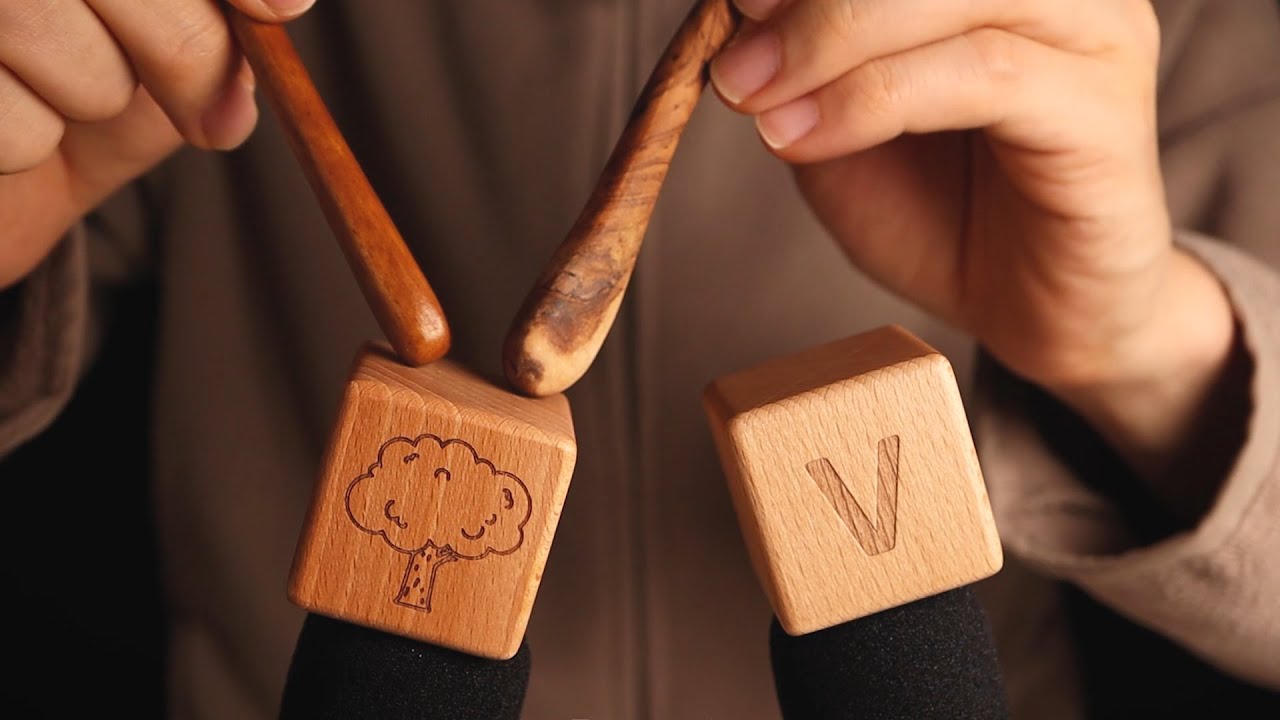 ACMP Slow & Gentle Tingly WOOD Triggers🥱💤