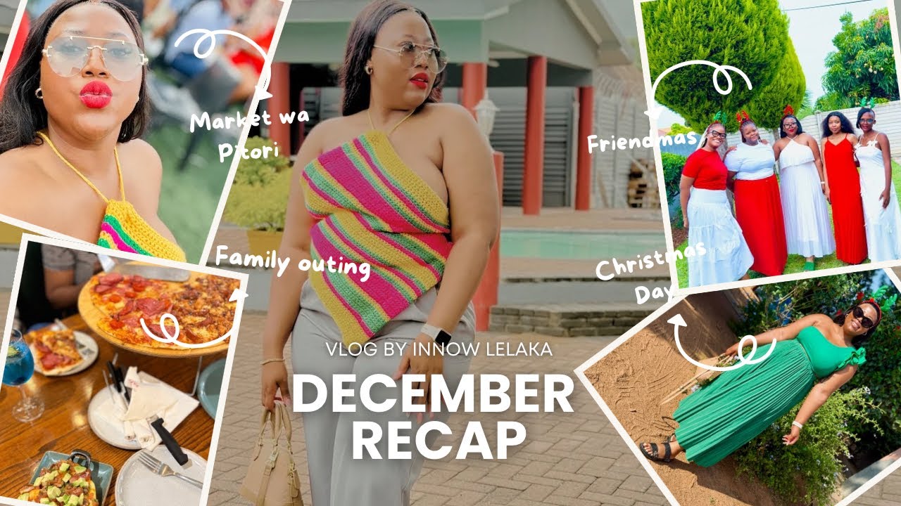 December Recap: Market wa Pitori+ Family time+ Friendmas & Christmas Day | Vlog